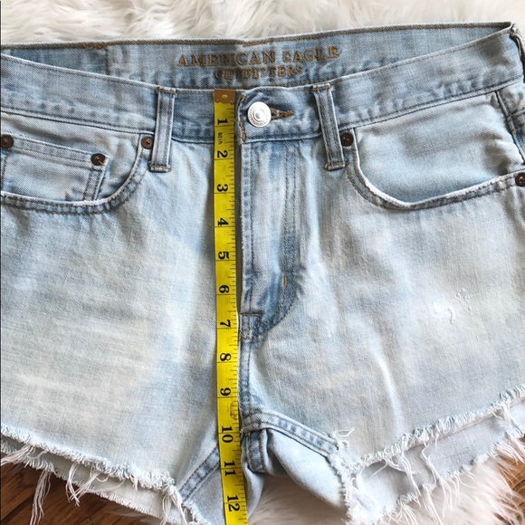 High Waist Ex Boyfriend Cutoff Jean Shorts - Picture 5 of 7